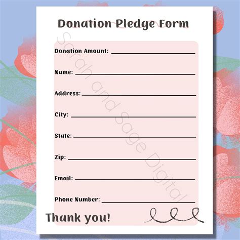 charity donation vouchers.